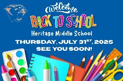 back to school graphic with school supplies